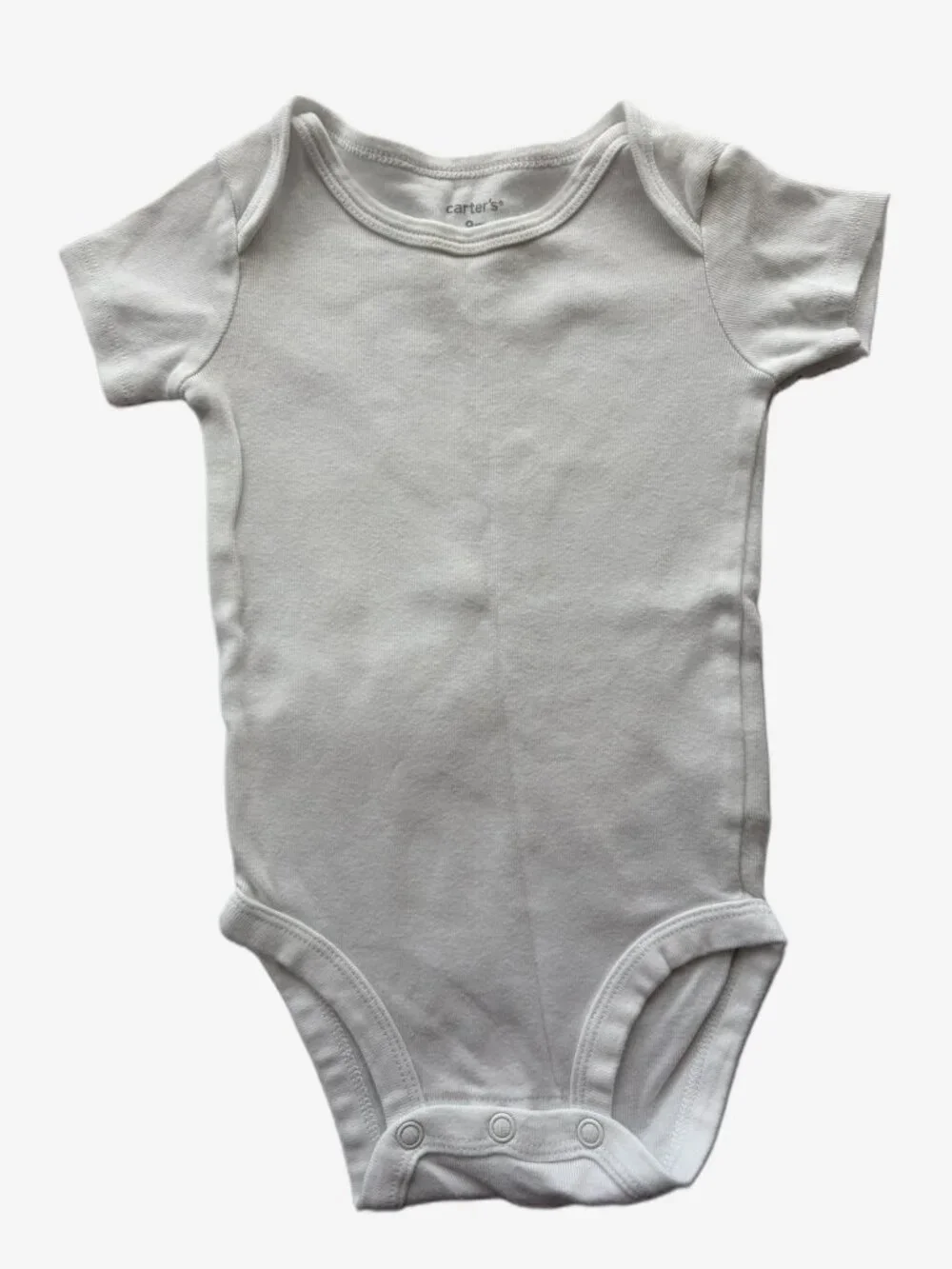 Carter's Baby Bodysuit Tee Set 9 Months Dinosaur White Basics Lot of 6 Infant